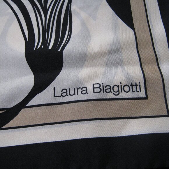 Vintage Laura  Biagiotti 1005 Silk Scarf - Picture 1 of 6